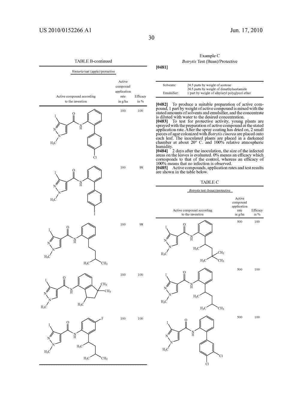 Iodopyrazolyl Carboxanilides - diagram, schematic, and image 31