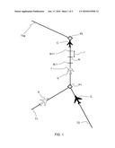 METHOD AND SYSTEM FOR ASSISTING IN THE MANAGEMENT OF THE RELATIVE SPACING BETWEEN AIRCRAFT diagram and image