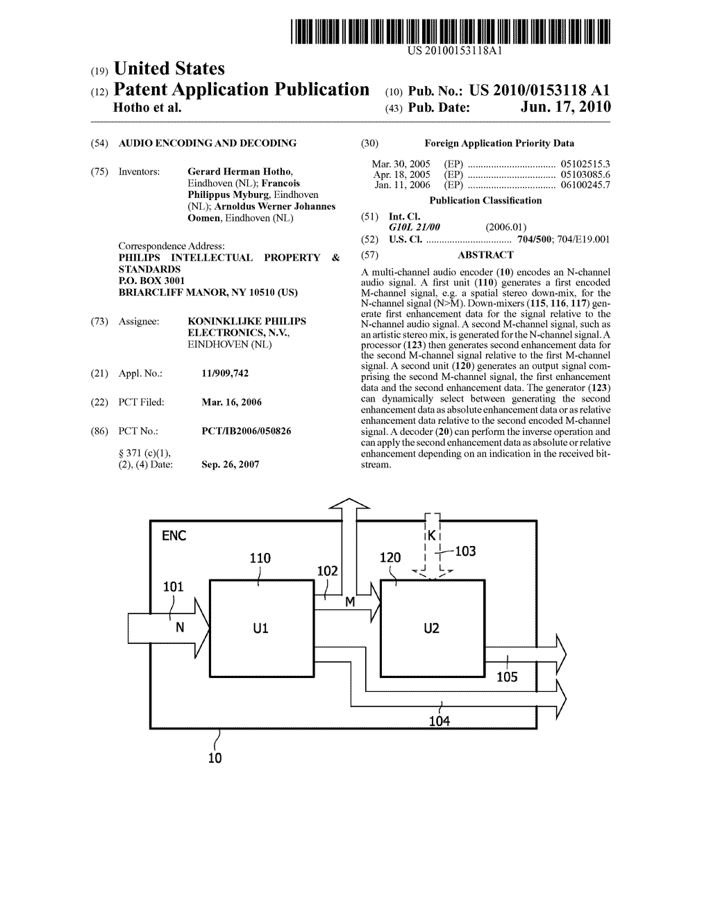 AUDIO ENCODING AND DECODING - diagram, schematic, and image 01