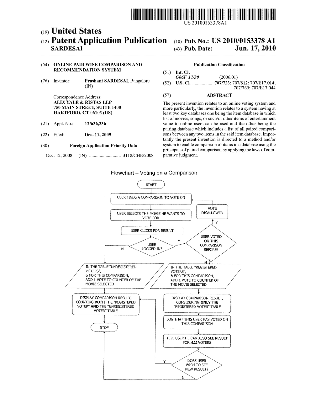 Online Pair Wise Comparison and Recommendation System - diagram, schematic, and image 01