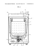 Washing machine performing shower rinsing and method of controlling the same diagram and image