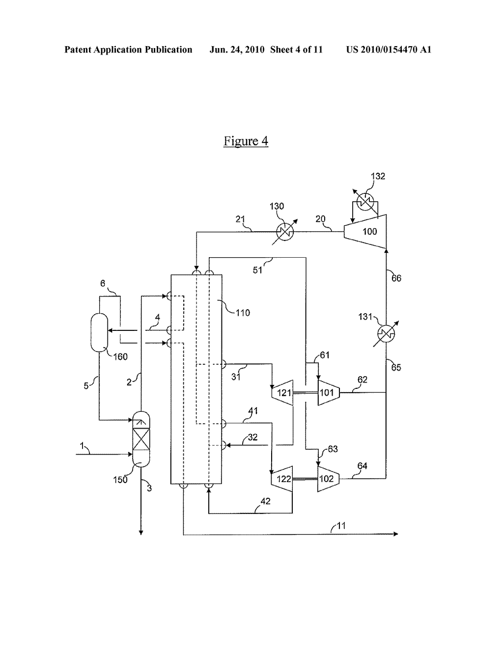 Method and system for producing liquefied natural gas (LNG) - diagram, schematic, and image 05