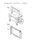 SELF-ADJUSTING STRIPPER PIN FOR STRAPPING MACHINE STRAP CHUTE diagram and image