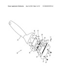 Toothed Pet Grooming Tool with Fur Ejecting Mechanism diagram and image