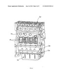 ENGINE BLOCK AND CYLINDER HEAD ASSEMBLY FOR A VARIABLE COMPRESSION RATIO ENGINE diagram and image