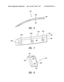 SWING ARM ASSEMBLY WITH REPLACEABLE INSERT FOR USE WITH A DEBARKER APPARATUS diagram and image