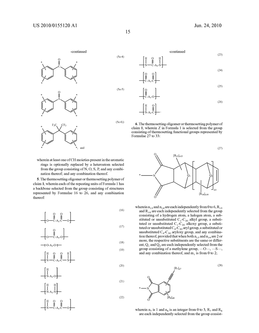 THERMOSETTING OLIGOMER OR POLYMER, THERMOSETTING RESIN COMPOSITION INCLUDING THE OLIGOMER OR POLYMER, AND PRINTED CIRCUIT BOARD USING THE COMPOSITION - diagram, schematic, and image 19