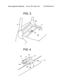 BATTERY-FIXING DEVICE FOR A BATTERY FORKLIFT diagram and image