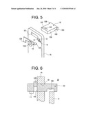 BATTERY-FIXING DEVICE FOR A BATTERY FORKLIFT diagram and image