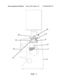 Safety accessory for coffee grinders-dispensers diagram and image