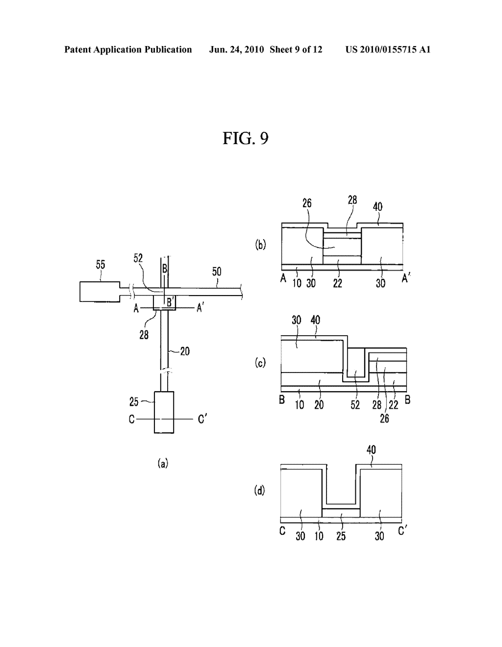 DISPLAY SUBSTRATE, AND METHOD OF MANUFACTURING THE SAME - diagram, schematic, and image 10