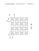 CHIP PACKAGE STRUCTURE AND THE METHOD THEREOF WITH ADHERING THE CHIPS TO A FRAME AND FORMING UBM LAYERS diagram and image