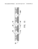 CHIP PACKAGE STRUCTURE AND THE METHOD THEREOF WITH ADHERING THE CHIPS TO A FRAME AND FORMING UBM LAYERS diagram and image