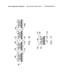 CHIP PACKAGE STRUCTURE AND THE METHOD THEREOF WITH ADHERING THE CHIPS TO A FRAME AND FORMING UBM LAYERS diagram and image