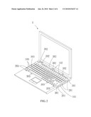 Portable Electronic Device with Touch Illumination Function and Touch Illumination Method Thereof diagram and image