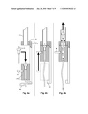 Automated transport device for NMR measuring samples, cryo-magnetic system with automated transport device, transport container for an automated transport device and method for conveying an NMR measuring sample diagram and image