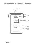 Method for detecting an intruder s path diagram and image