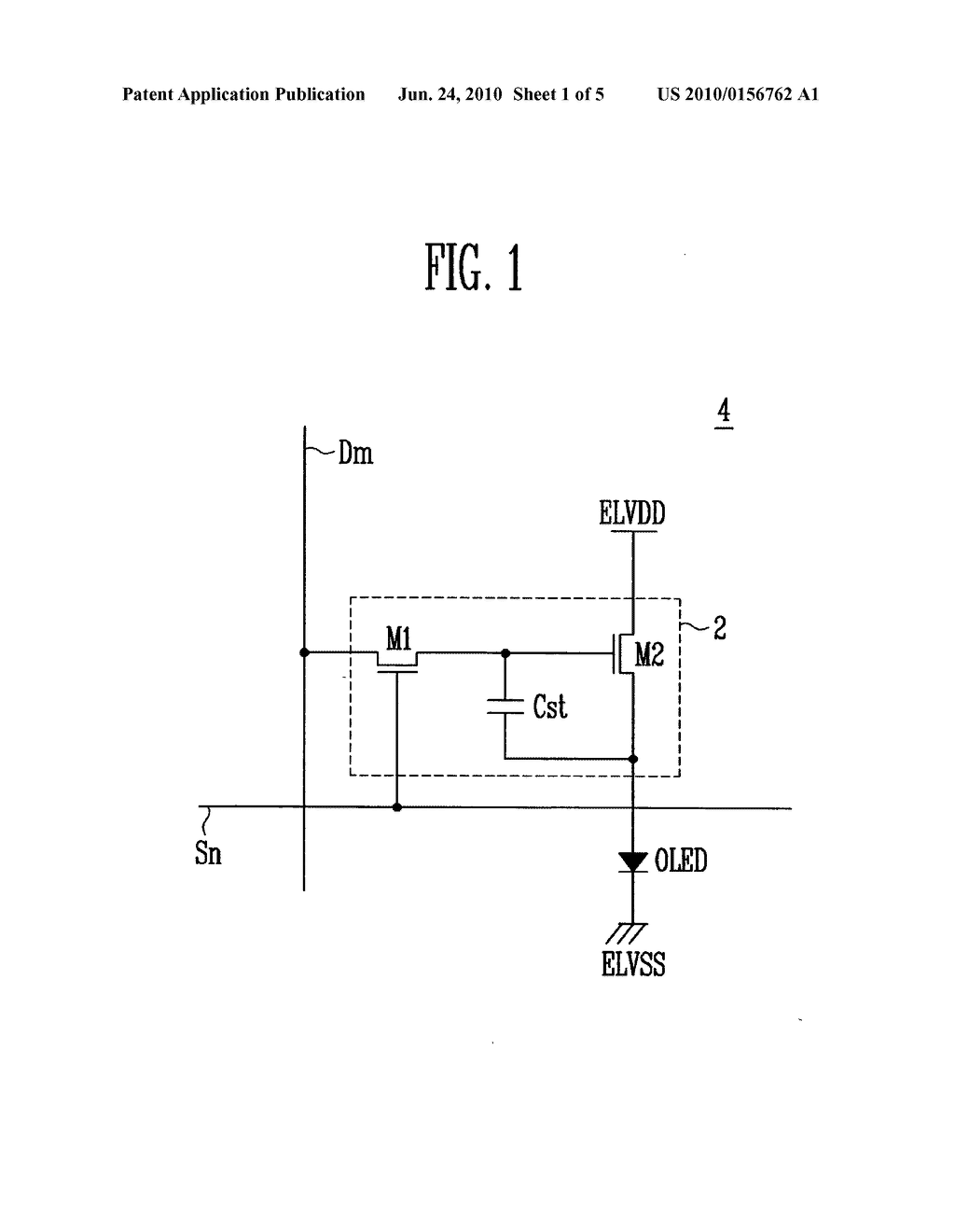 Organic light emitting display device - diagram, schematic, and image 02