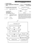 ELECTRONIC DEVICE AND A DATA INPUT METHOD FOR THE ELECTRONIC DEVICE diagram and image