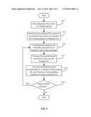 SYSTEM AND METHOD FOR SELECTING A CHARACTER IN A MOBILE DEVICE diagram and image