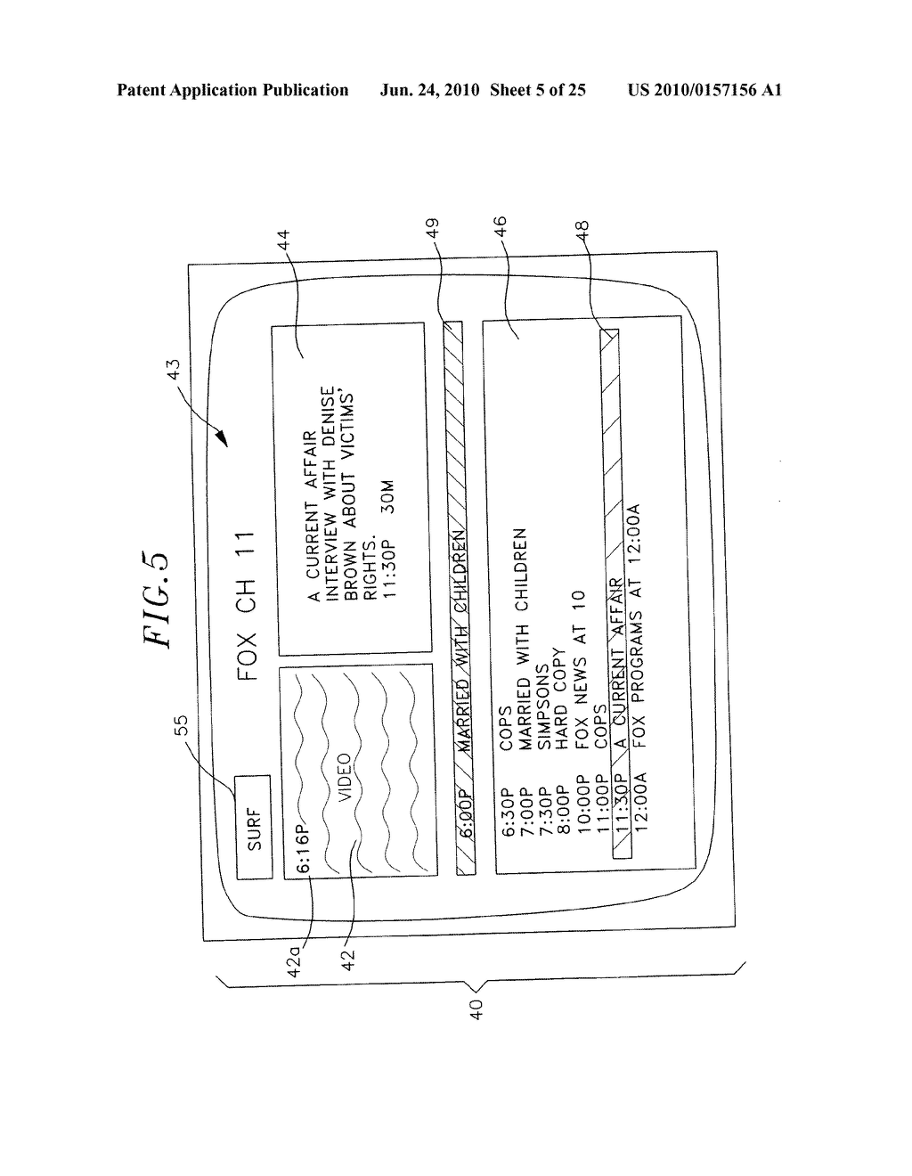 METHOD AND APPARATUS FOR TRANSMITTING, STORING AND PROCESSING ELECTRONIC PROGRAM GUIDE DATA FOR ON-SCREEN DISPLAY - diagram, schematic, and image 06