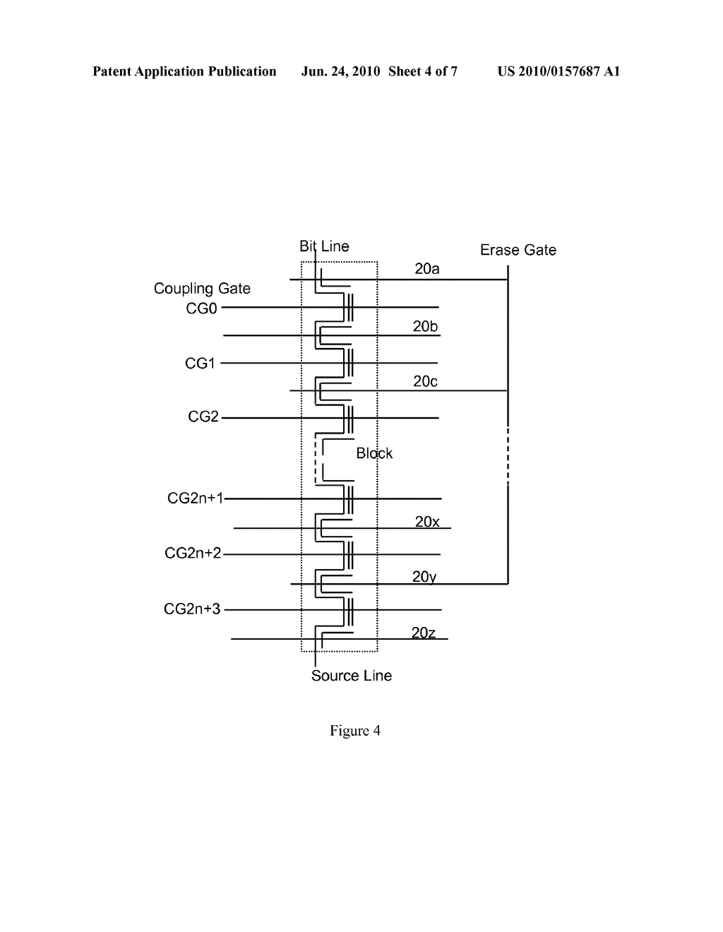 Method for Erasing a Flash Memory Cell or an Array of Such Cells Having Improved Erase Coupling Ratio - diagram, schematic, and image 05