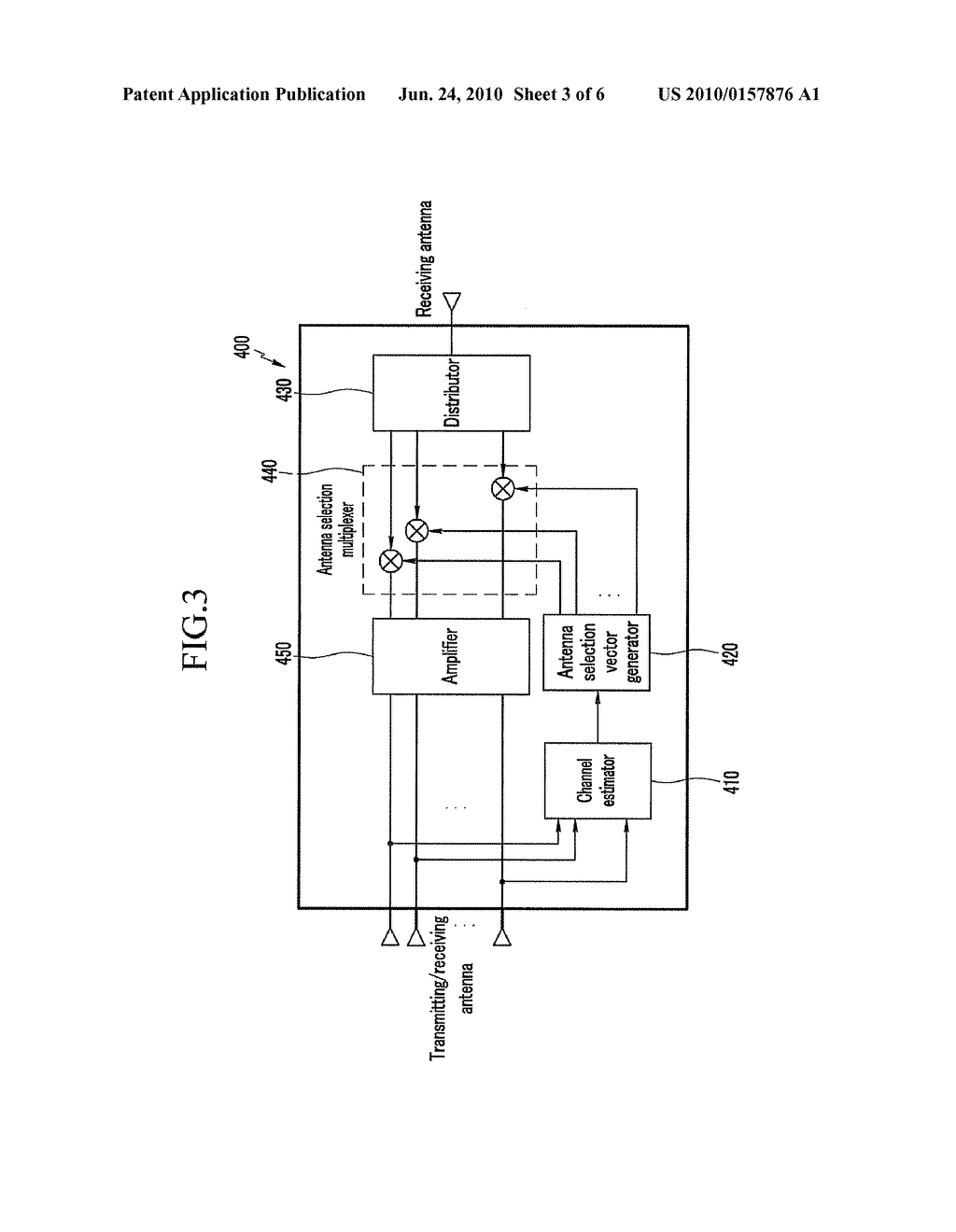 METHOD FOR SELECTIVE TRANSMITTING/RECEIVING ANTENNA REPETITION - diagram, schematic, and image 04