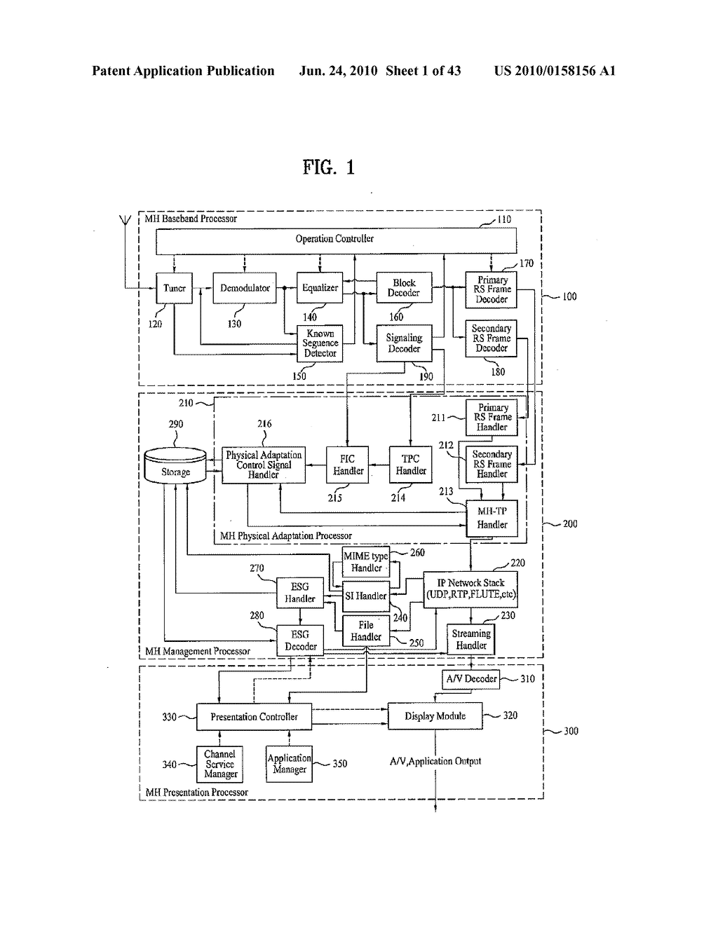 DIGITAL BROADCASTING RECEIVER AND METHOD FOR CONTROLLING THE SAME - diagram, schematic, and image 02