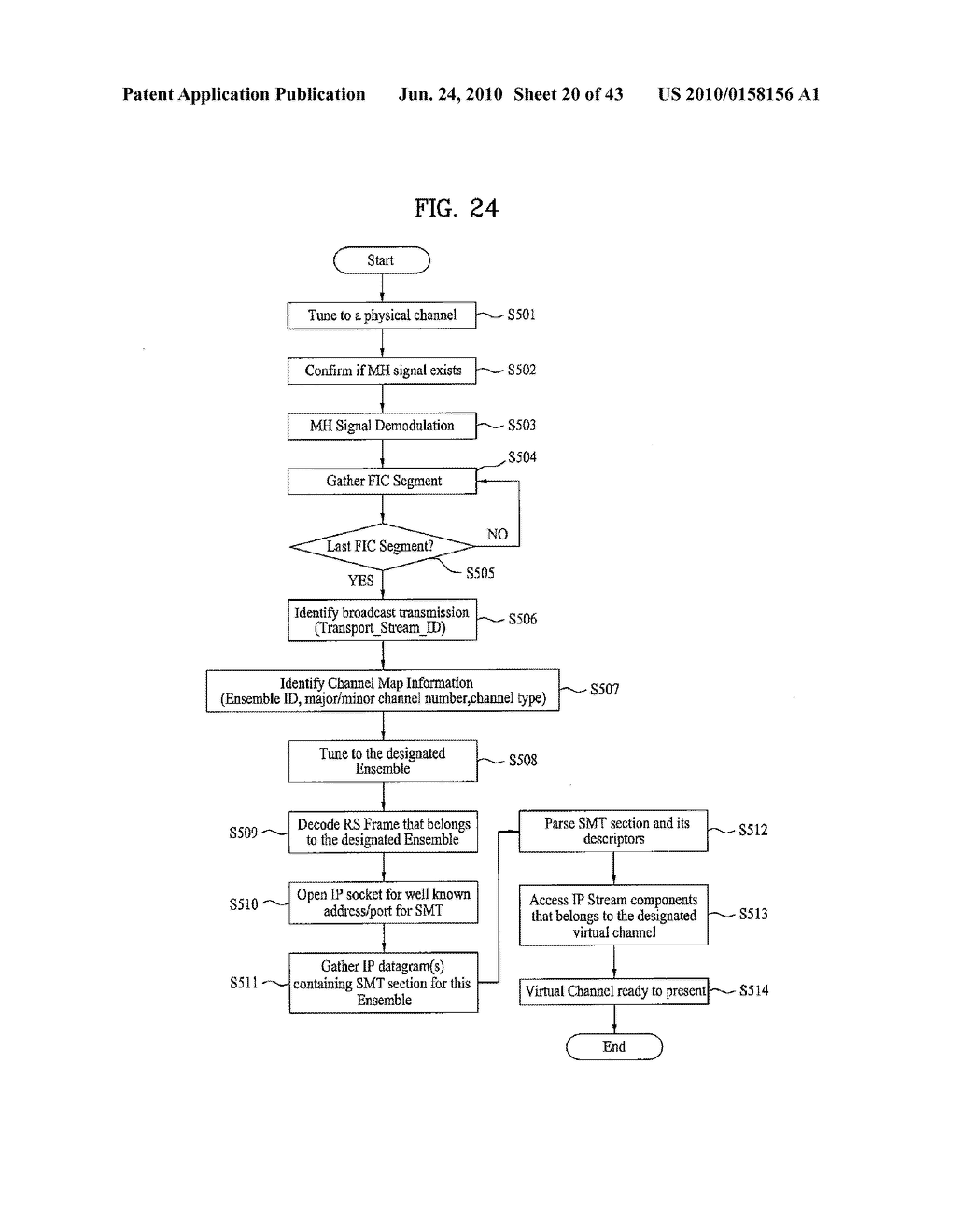 DIGITAL BROADCASTING RECEIVER AND METHOD FOR CONTROLLING THE SAME - diagram, schematic, and image 21