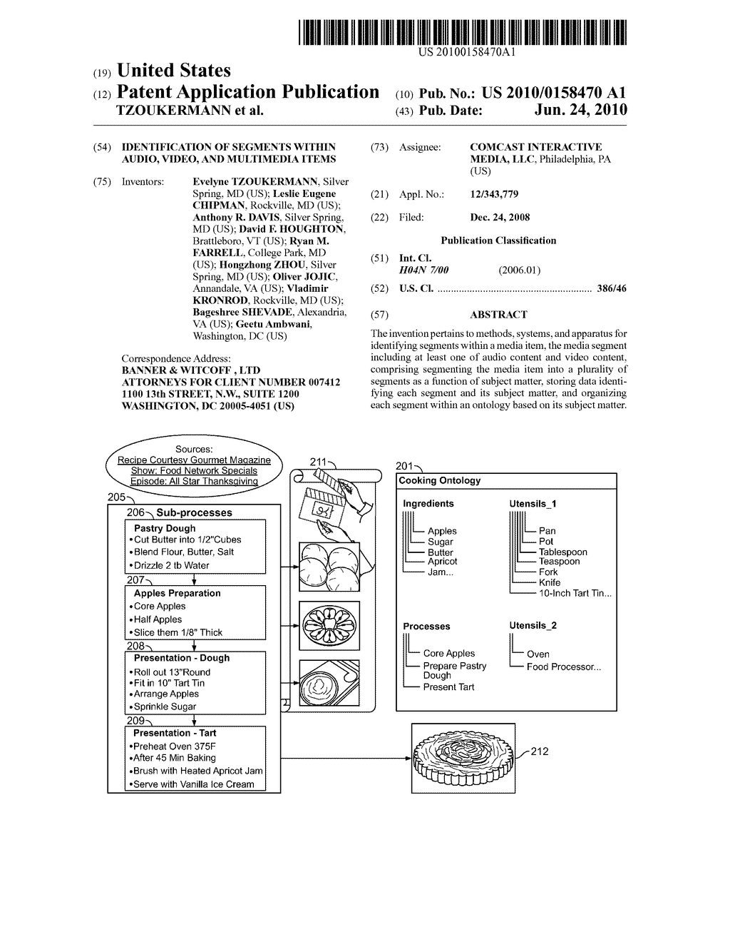 IDENTIFICATION OF SEGMENTS WITHIN AUDIO, VIDEO, AND MULTIMEDIA ITEMS - diagram, schematic, and image 01