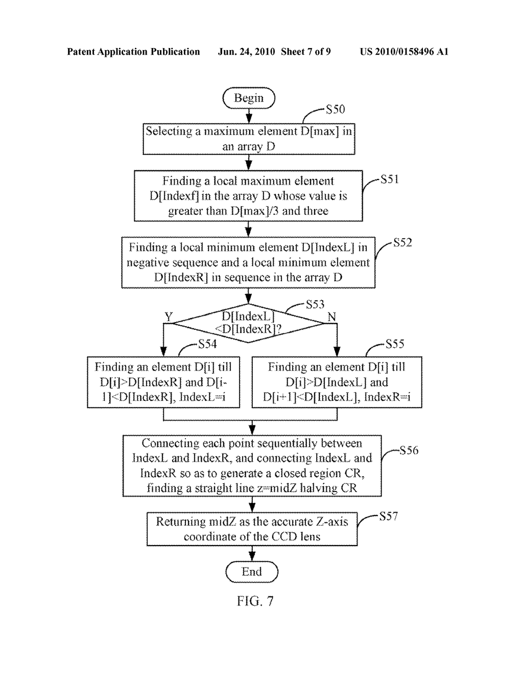 SYSTEM AND METHOD FOR FOCUSING A CHARGE COUPLED DEVICE LENS ON A SELECTED SURFACE OF AN OBJECT - diagram, schematic, and image 08