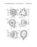 Rotary pump with a fixed shaft diagram and image