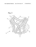 PRESS FABRIC FOR A MACHINE FOR THE PRODUCTION OF WEB MATERIAL AND METHOD TO PRODUCE SAID PRESS FABRIC diagram and image