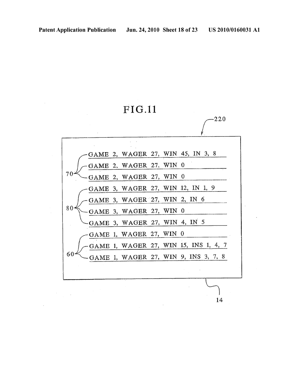 GAMING DEVICE HAVING MULTIPLE SELECTABLE DISPLAY INTERFACES BASED ON PLAYER'S WAGERS - diagram, schematic, and image 19