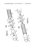 Replaceable Inlay Pool Cues diagram and image