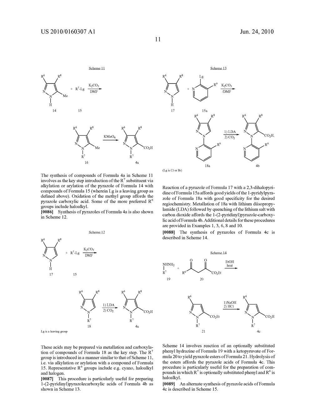 METHOD FOR CONTROLLING PARTICULAR INSECT PESTS BY APPLYING ANTHRANILAMIDE COMPOUNDS - diagram, schematic, and image 12