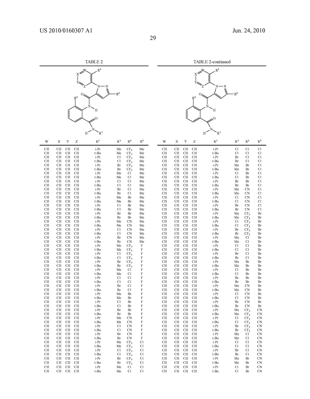 METHOD FOR CONTROLLING PARTICULAR INSECT PESTS BY APPLYING ANTHRANILAMIDE COMPOUNDS - diagram, schematic, and image 30