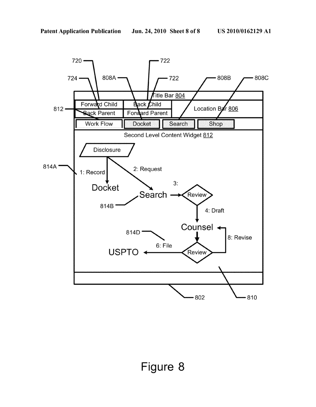 Methods, Systems, And Computer Program Products For Synchronizing Second Level Resources With First Level Resources Of A Multi-Level Navigation History - diagram, schematic, and image 09