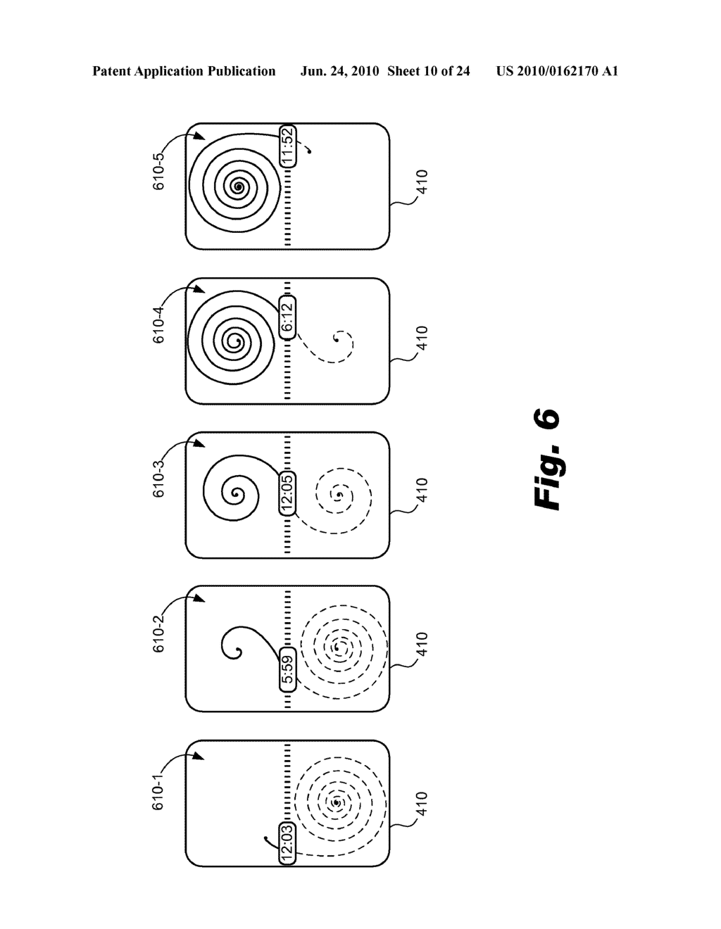 SYSTEMS AND METHODS FOR RADIAL DISPLAY OF TIME BASED INFORMATION - diagram, schematic, and image 11