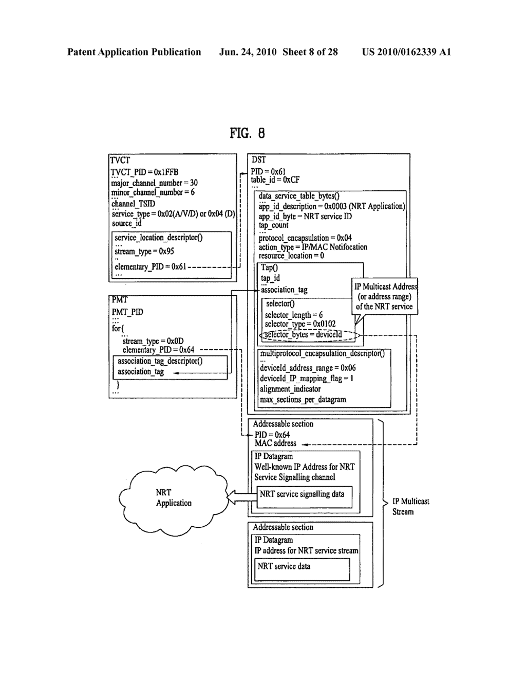 Method for processing targeting descriptor in non-real-time receiver - diagram, schematic, and image 09