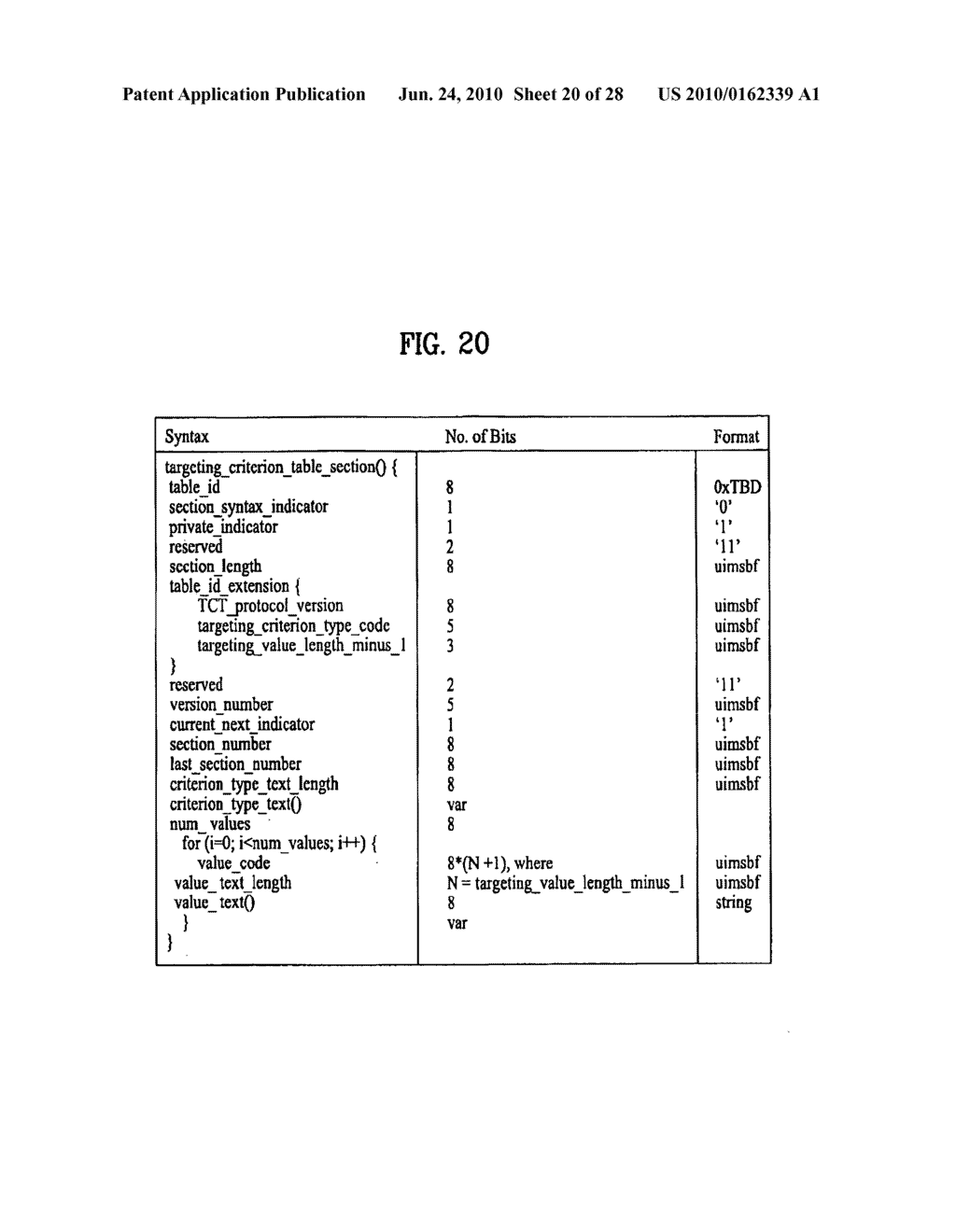 Method for processing targeting descriptor in non-real-time receiver - diagram, schematic, and image 21