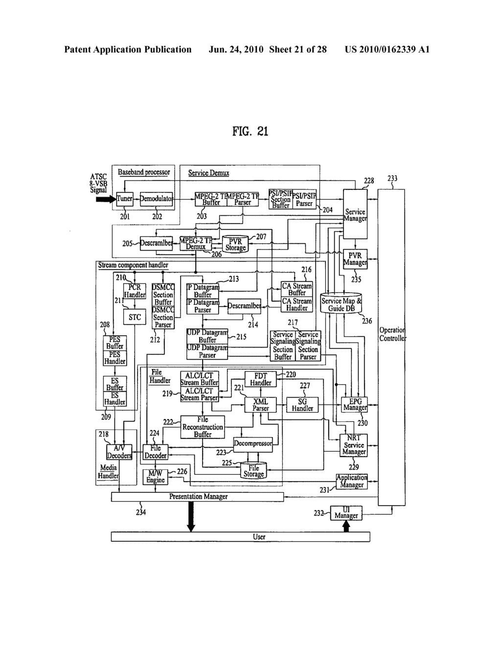 Method for processing targeting descriptor in non-real-time receiver - diagram, schematic, and image 22