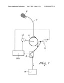 Positive yarn feeder with tension limiter diagram and image