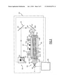 DEVICE FOR QUANTIFYING THE CONTENTS OF AT LEAST ONE GASEOUS CONSTITUENT CONTAINED IN A GASEOUS SAMPLE FROM A FLUID, RELATED ASSEMBLY AND PROCESS diagram and image