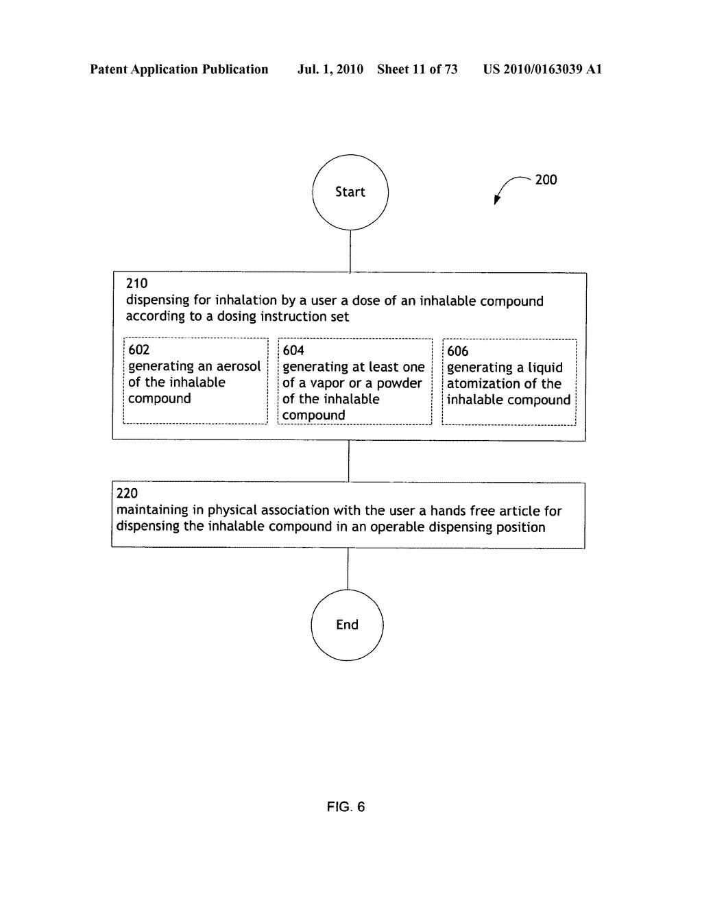 Method for administering an inhalable compound - diagram, schematic, and image 12