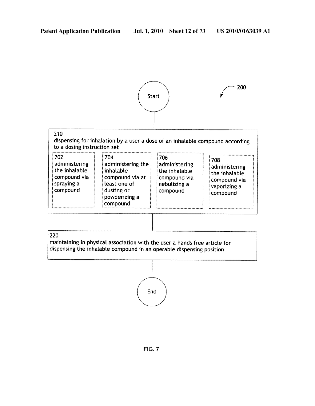 Method for administering an inhalable compound - diagram, schematic, and image 13