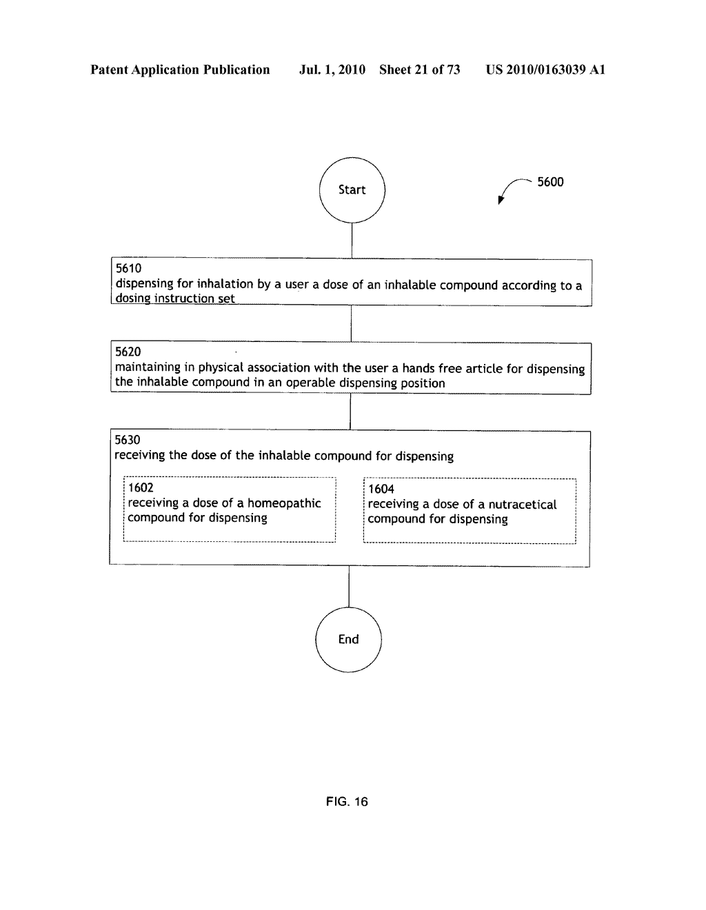 Method for administering an inhalable compound - diagram, schematic, and image 22