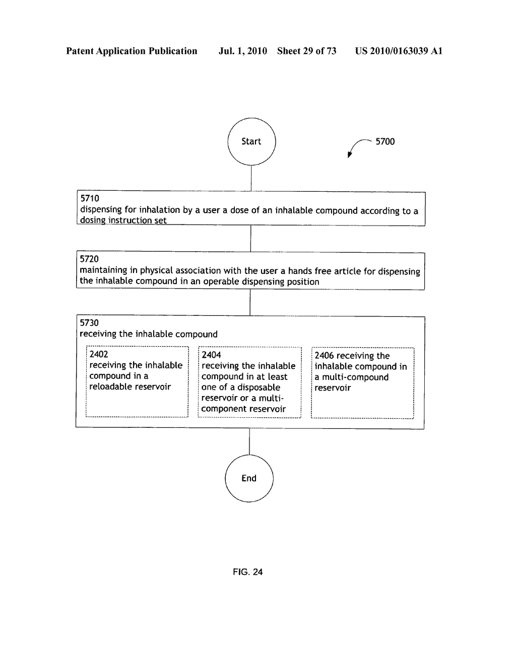 Method for administering an inhalable compound - diagram, schematic, and image 30