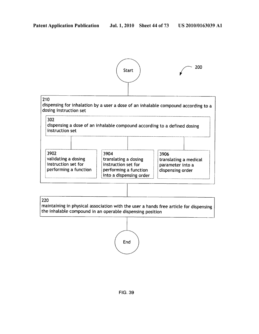 Method for administering an inhalable compound - diagram, schematic, and image 45