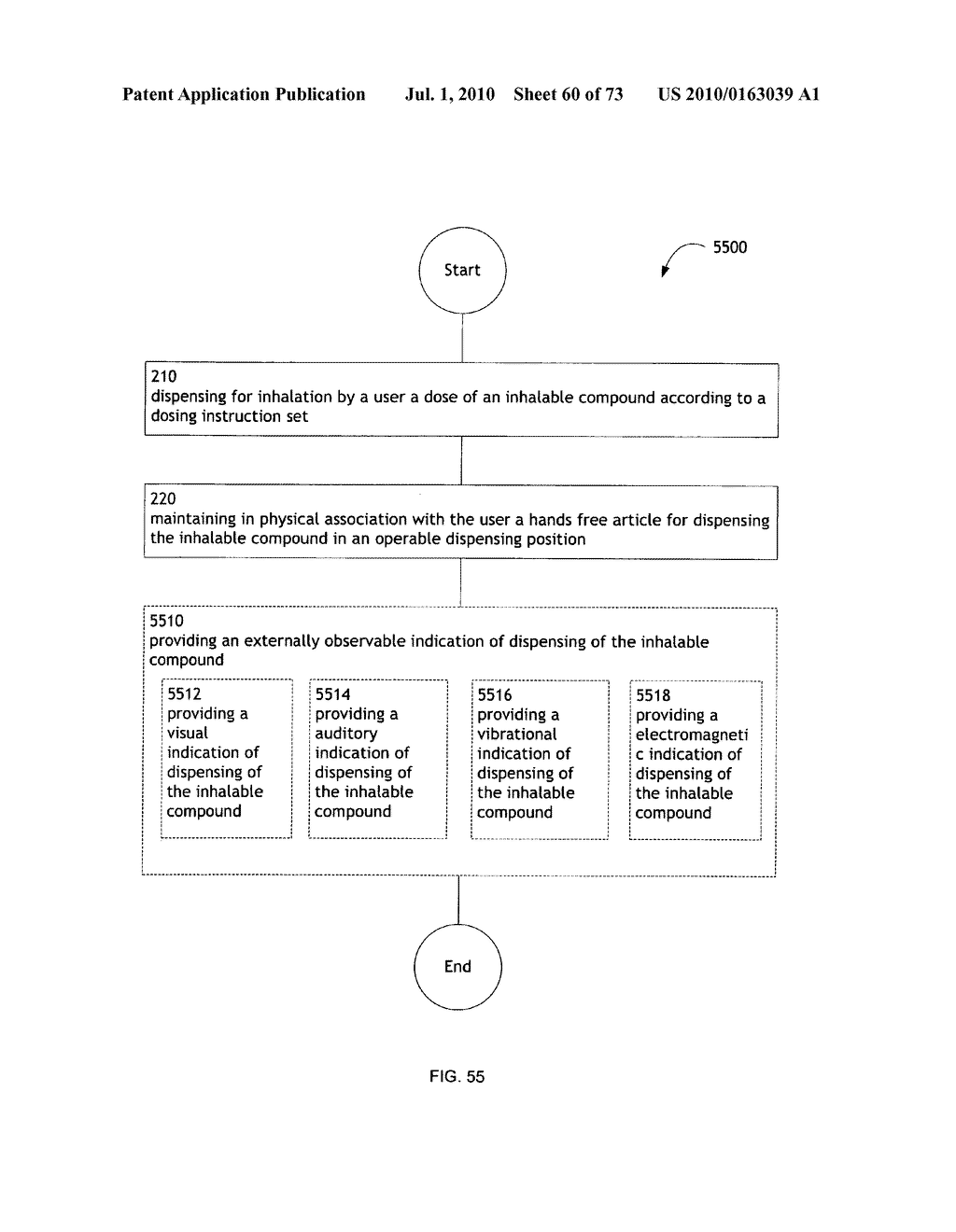 Method for administering an inhalable compound - diagram, schematic, and image 61